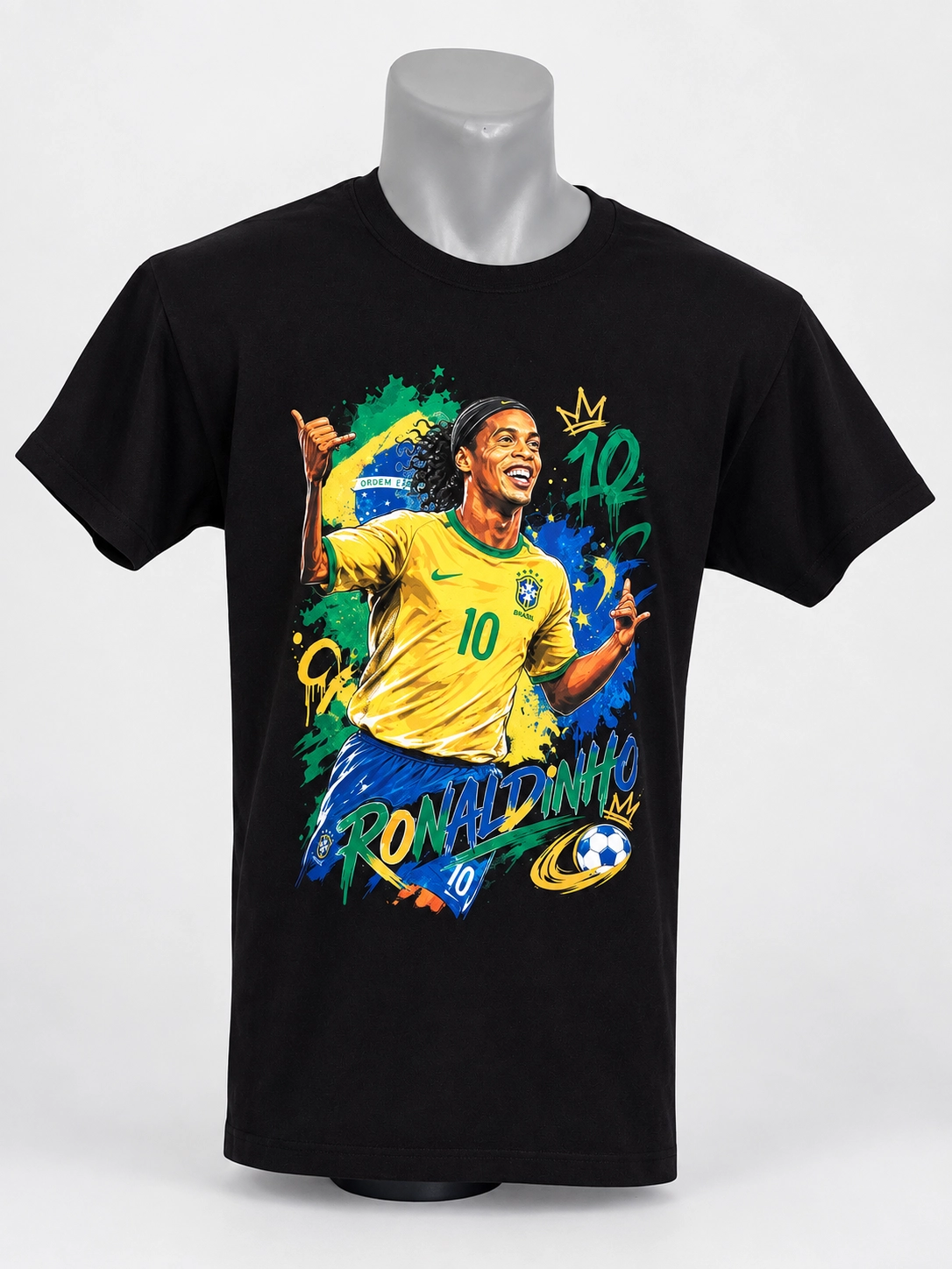 Ronaldinho R10 Fan Scarf – Brazil vs. Slovakia Legends
